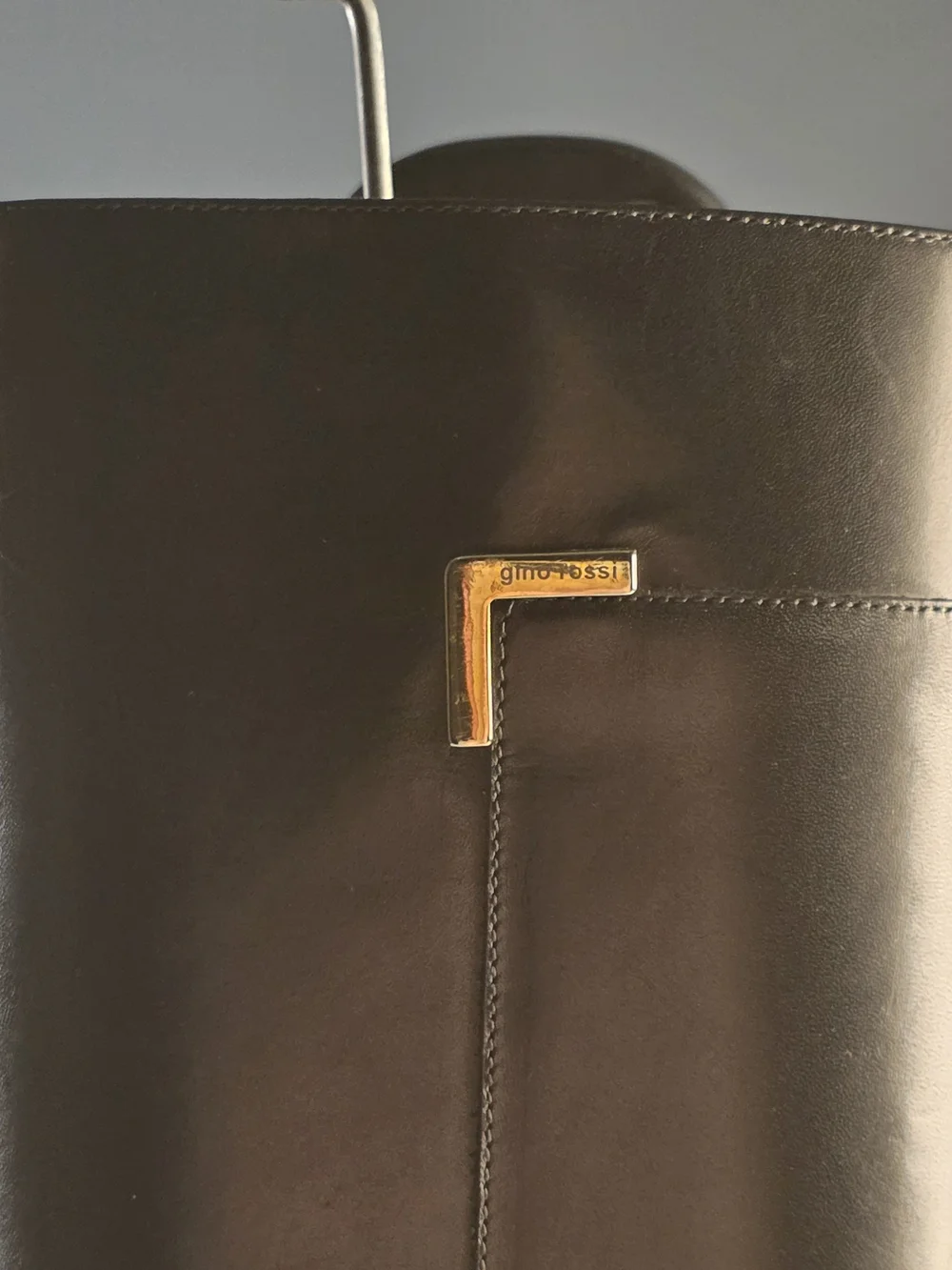 Gino Rossi Black Leather Knee High Boots EU 40